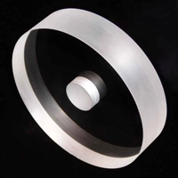 Optical Glass Fused Silica Drilled Prism Coated Customized